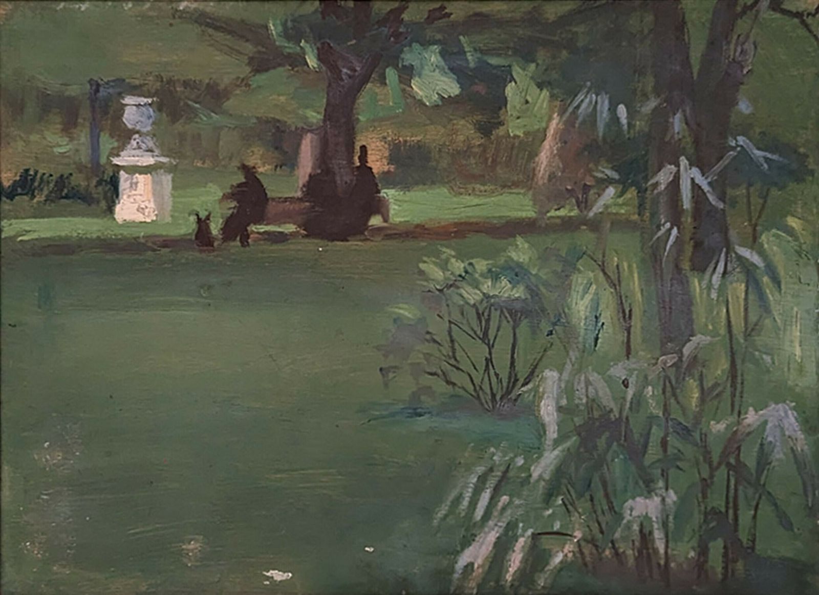 Auction 20th Century Swedish School ‘In The Tuileries Gardens (1916)’ photo furniture