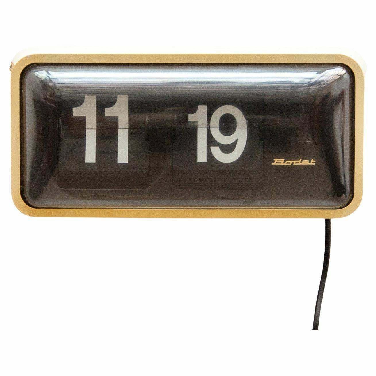 Black And White Flip Clock Large Station, Factory Clock 1970s, France