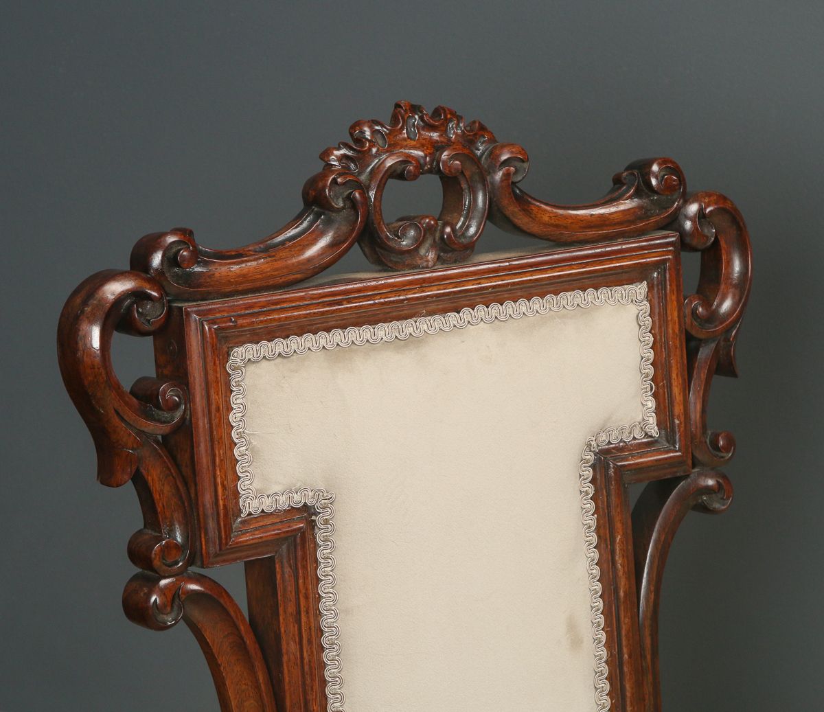 English Victorian Rosewood Prie Dieu Prayer Nursing Chair (Circa 1860) photo for sale