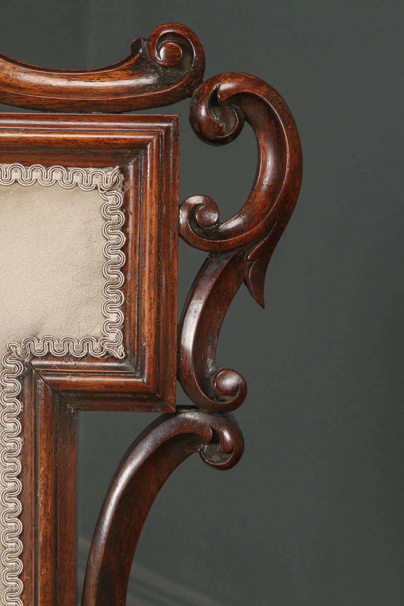 photo for sale English Victorian Rosewood Prie Dieu Prayer Nursing Chair (Circa 1860)