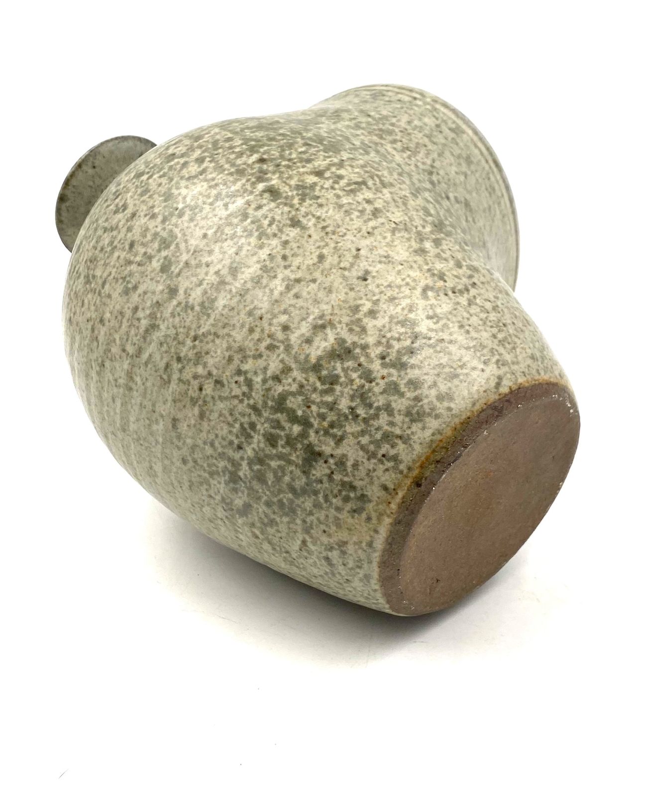 photo for sale Organic Green Ceramic Vase, France 1960s
