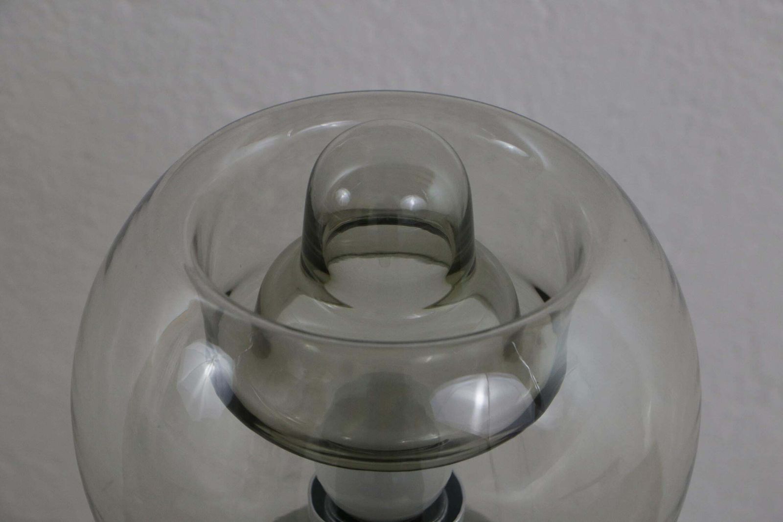 Lighting Italian Space Age Iconic Table Lamp "Birillo" By Carlo Nason Per Mazzega, 1960s photo