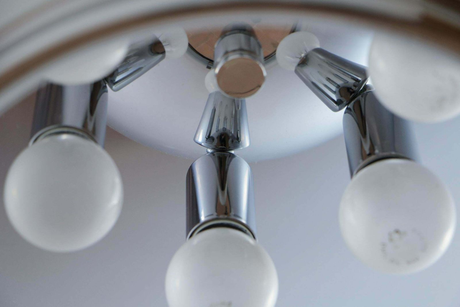 Lighting Italian Midcentury Space Age Pendant Lamp Designed By Carlo Nason For Mazzega photo