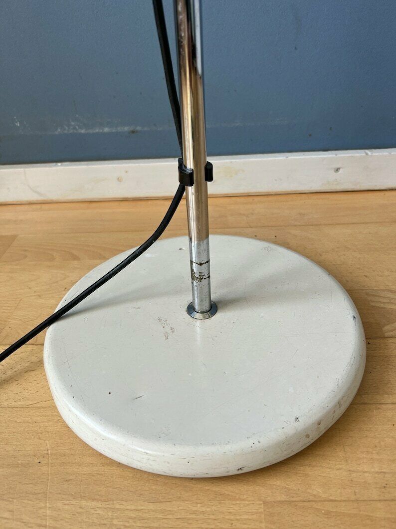 photo for sale Vintage Dijkstra Mushroom Floor Lamp With White Acrylic Glass Shade