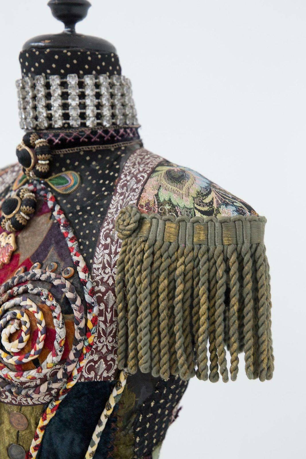 Susanna Hardage Mannequin With Textile Assemblage, Coins And Costume Jewellery photo 3201.0