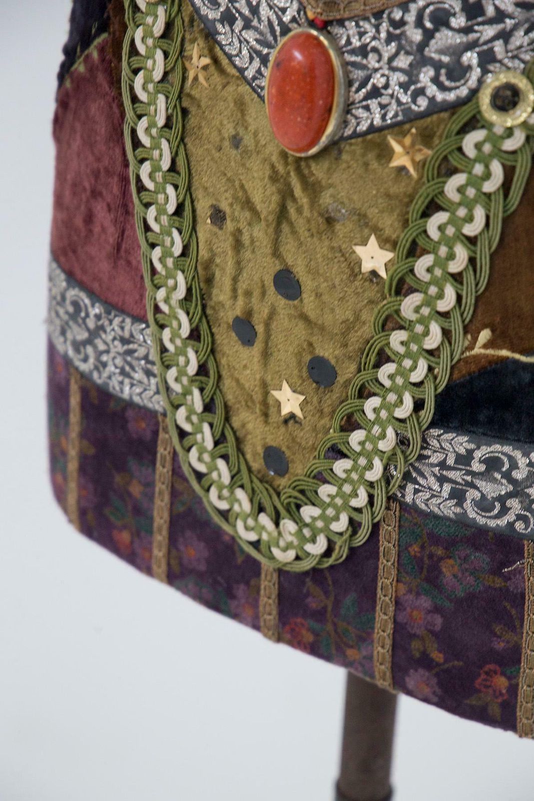 Susanna Hardage Mannequin With Textile Assemblage, Coins And Costume Jewellery photo vinterior