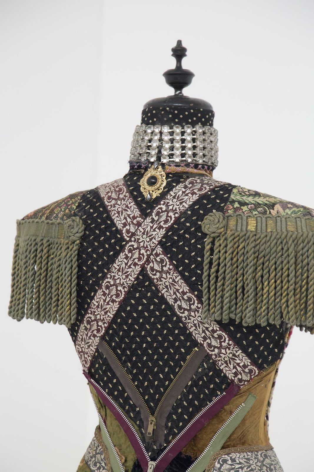 photo furniture Susanna Hardage Mannequin With Textile Assemblage, Coins And Costume Jewellery