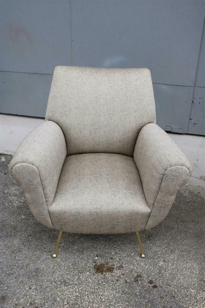 Pair Mid Century Italian Design Armchairs Gigi Radice For Minotti 1950s photo for sale