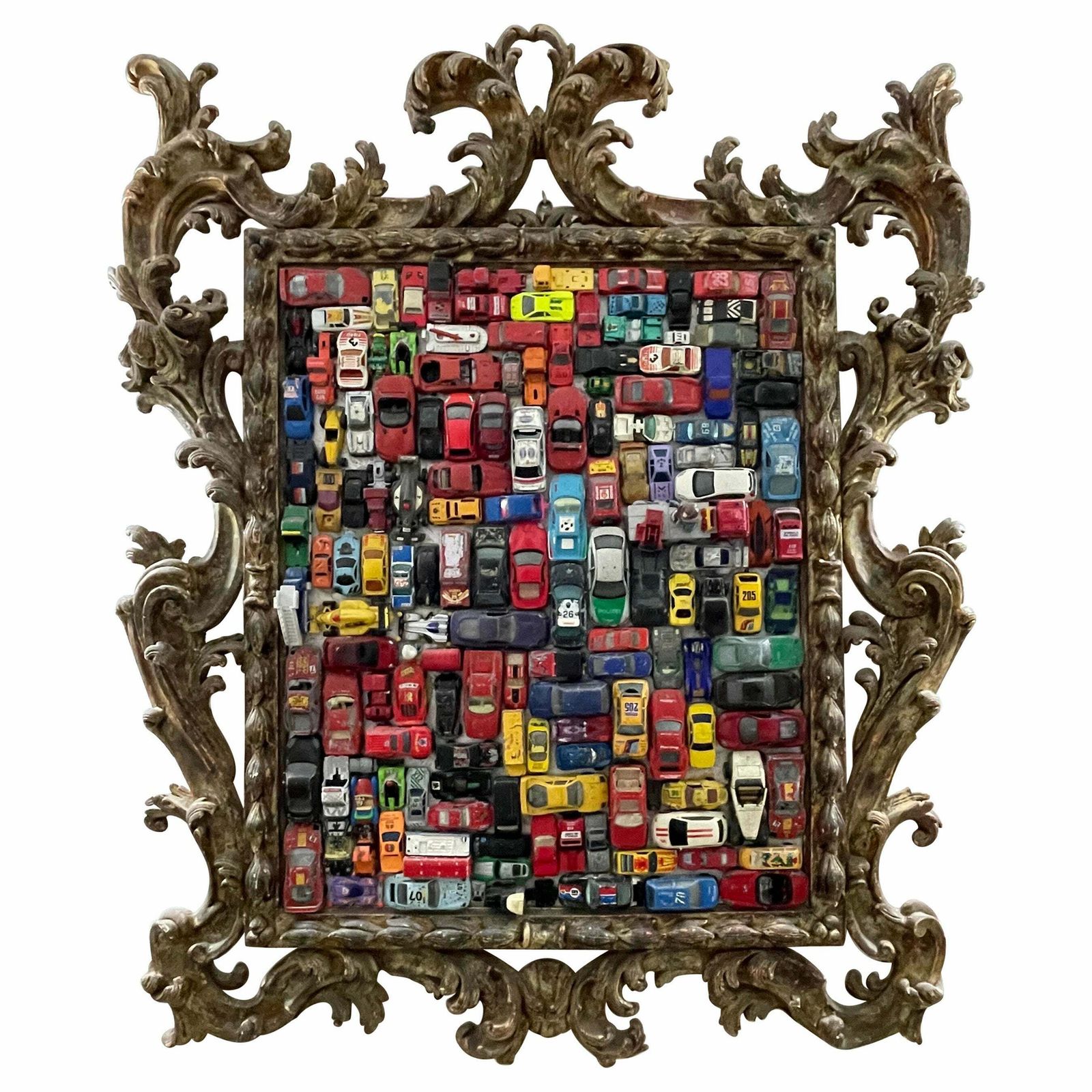 Decorative Wall Large Picture Frame Baroque Cars Modelling 1960s Pop Art