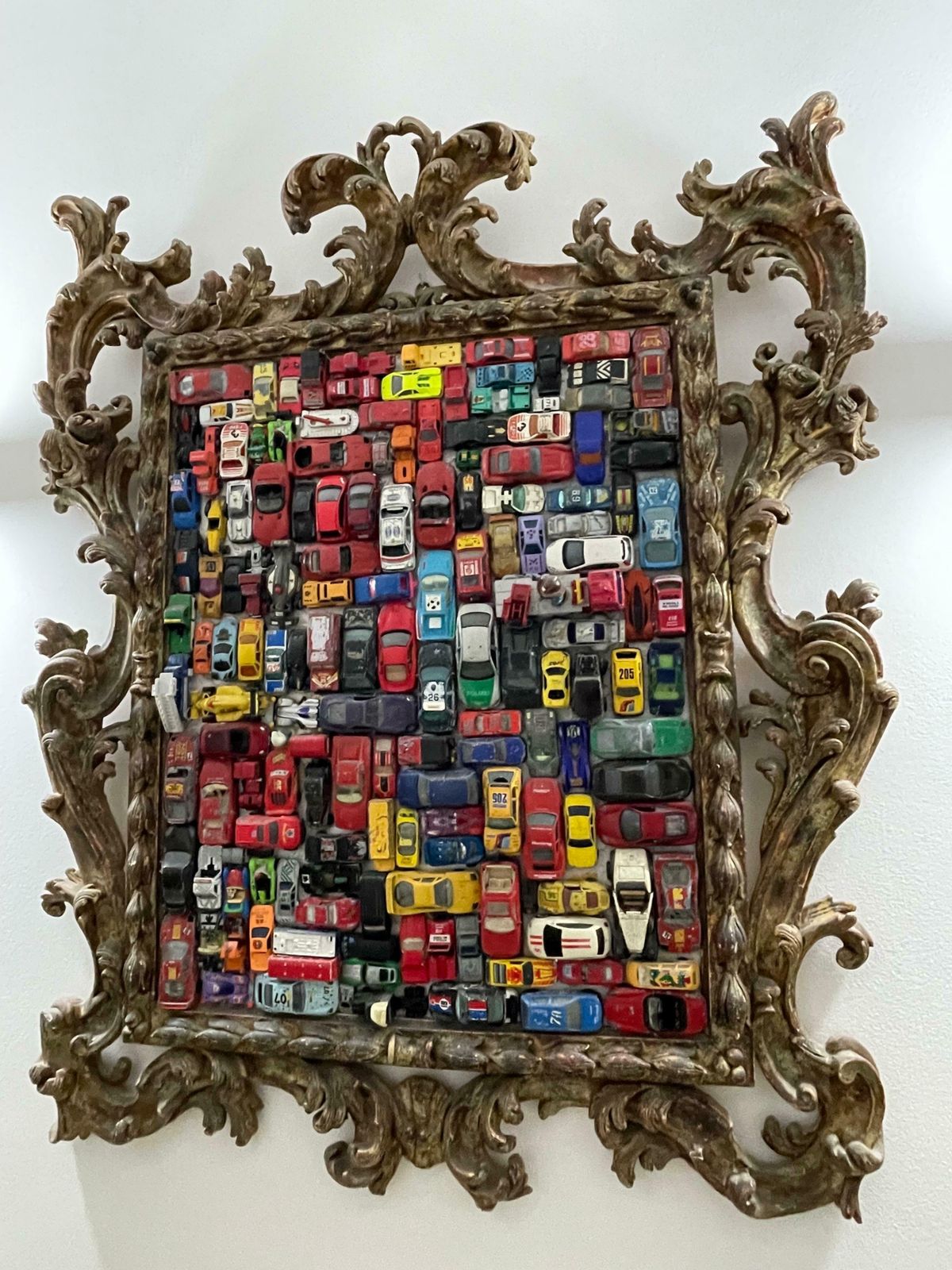 Decorative Wall Large Picture Frame Baroque Cars Modelling 1960s Pop Art photo furniture