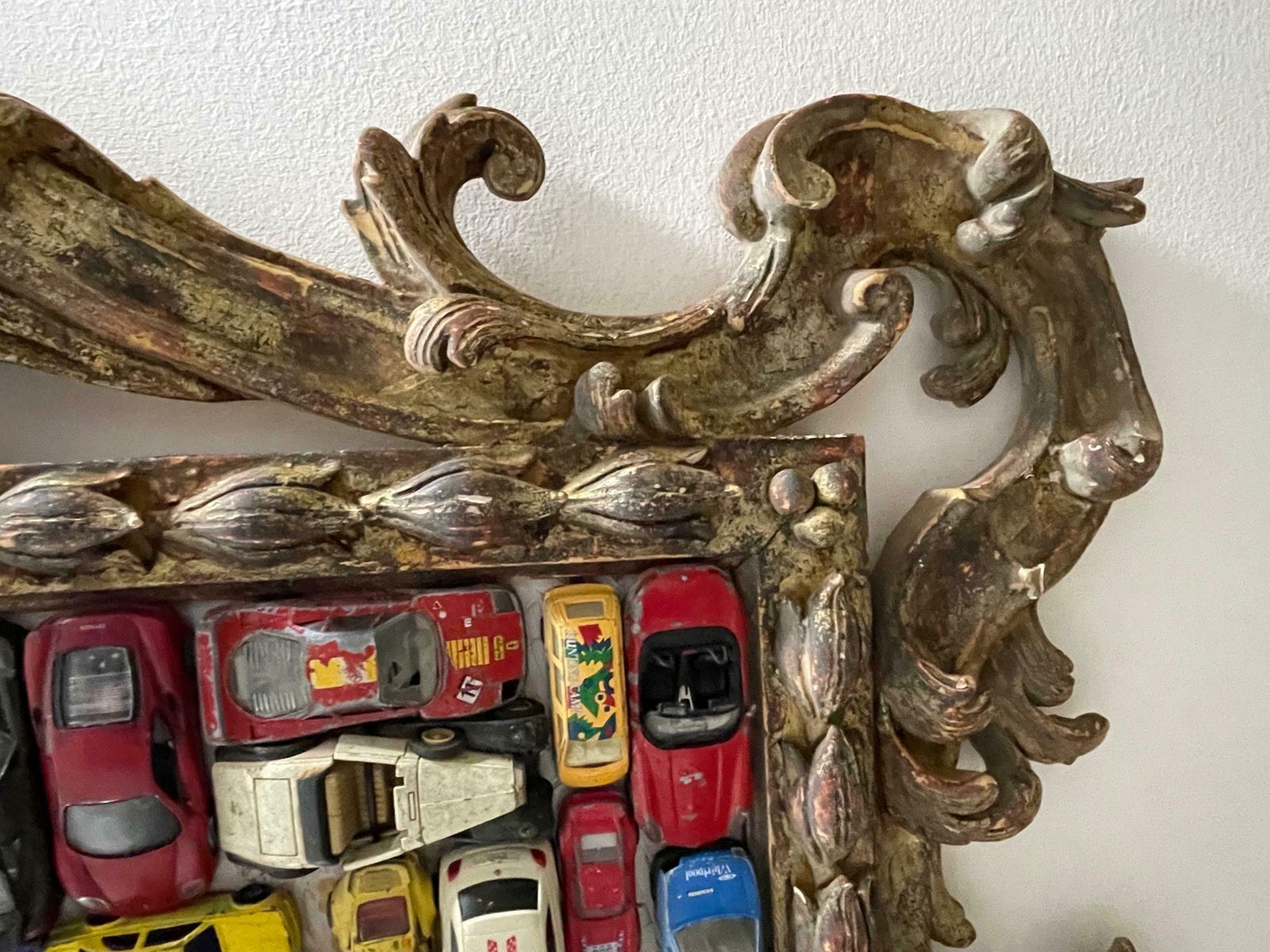 Decorative Wall Large Picture Frame Baroque Cars Modelling 1960s Pop Art photo vintage