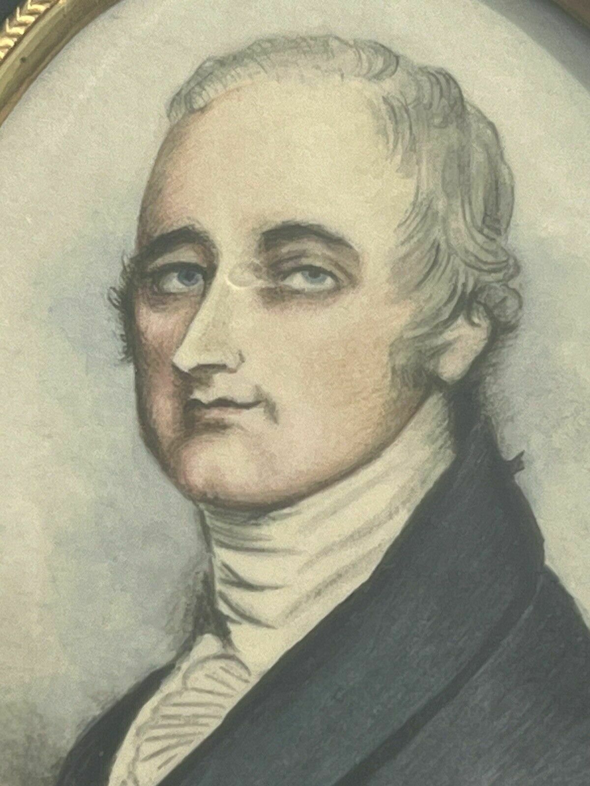 Portrait Miniature Of Thomas Pagon, By Thomas Bowen photo furniture