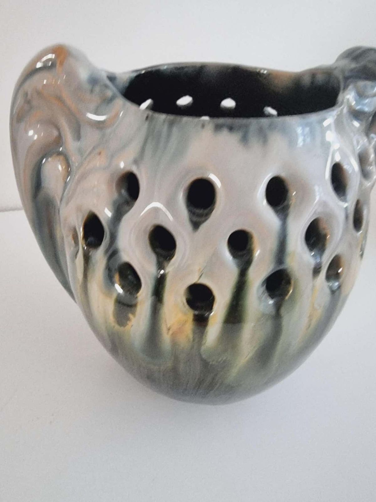 1131.0 Michael Andersen & Son (Ma&S), Rare Ceramic Vase, Jugend Early 20th C, Denmark photo
