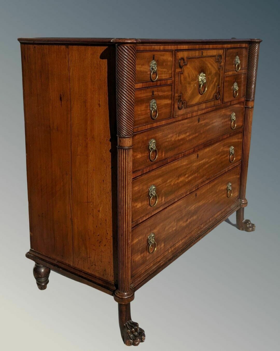 Superb Regency Mahogany Chest Of Drawers photo furniture