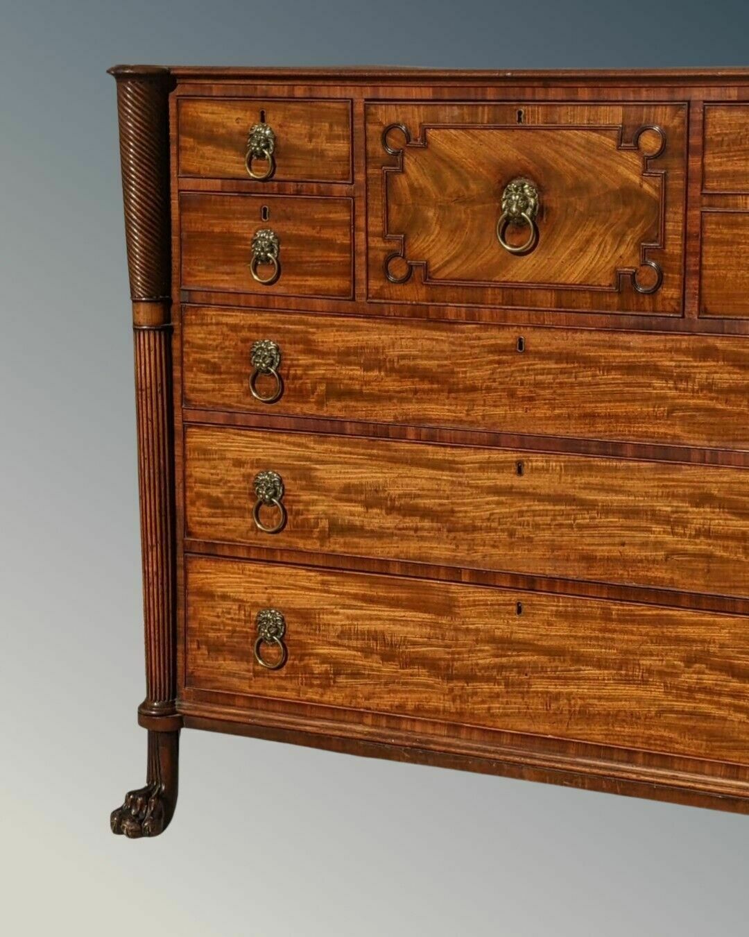 2950.0 Superb Regency Mahogany Chest Of Drawers photo