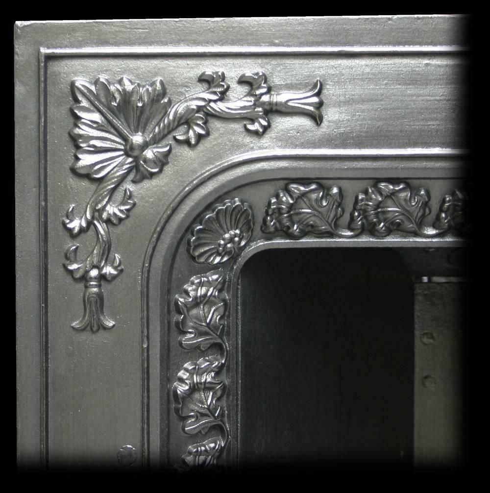 19th Century Victorian Cast Iron Fireplace Grate By Carron Co. photo furniture