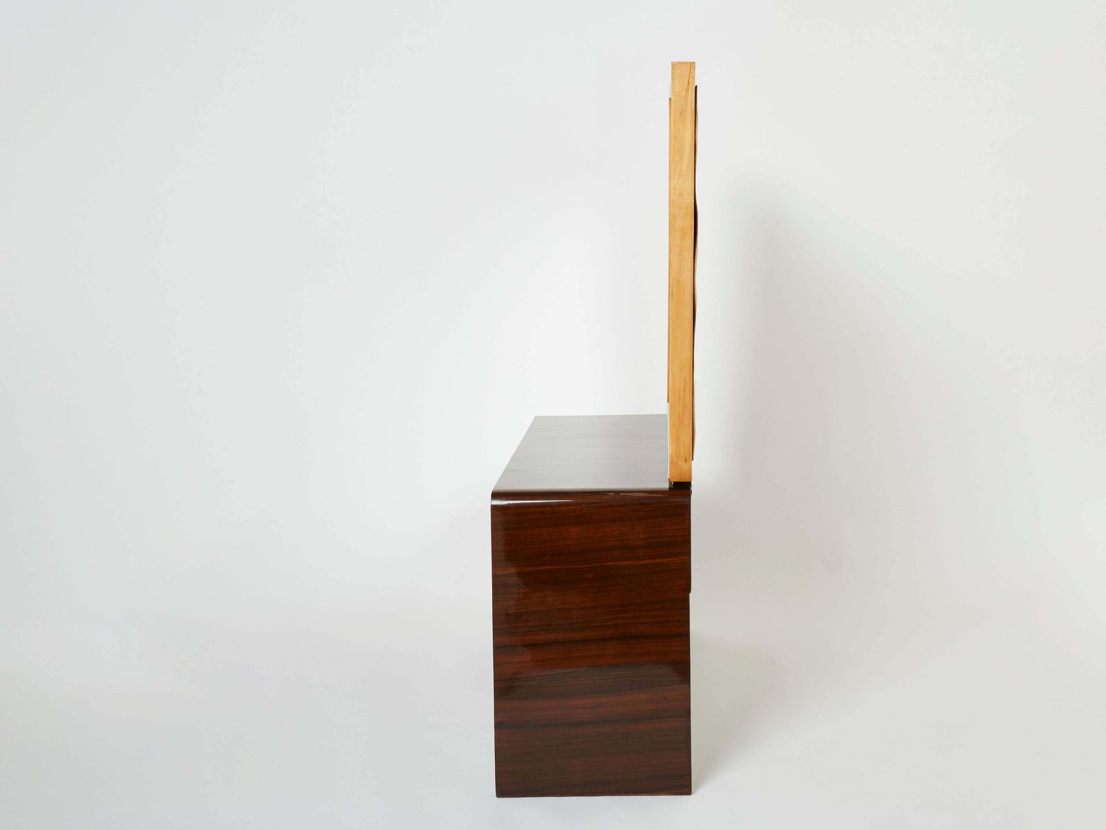 Paolo Buffa Rosewood Sycamore And Brass Console Vanity, 1940s photo buy