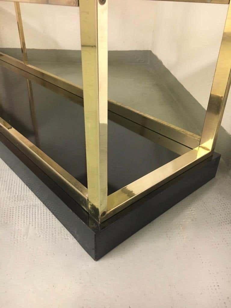 Brass & Glass Shelving / Etagère By Romeo Rega, Italy Ca. 1970s photo 7735.0