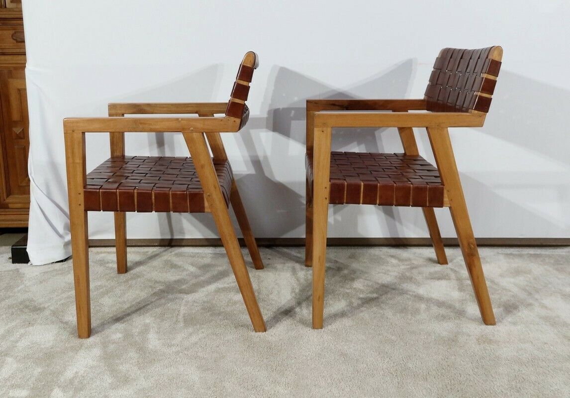 Pair Of "Boss" Armchairs, By O. De Schrijver, Ode's Design   2nd Part Of The 20th Century photo Furniture