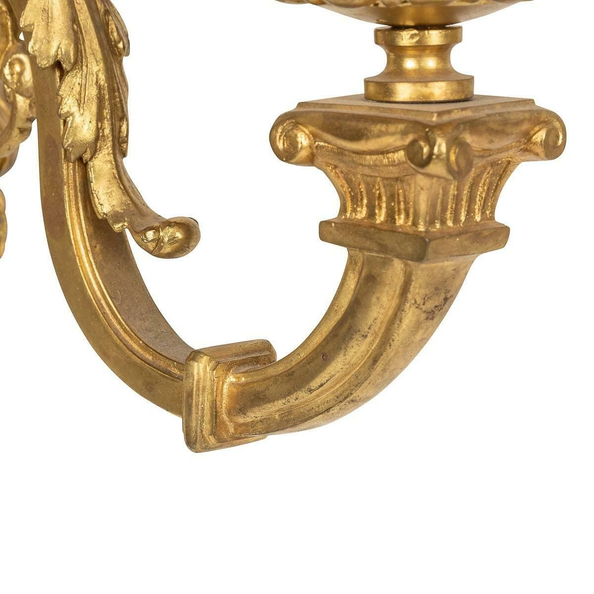 19th Century French Régence Style Ormolu D'appliques Wall Lights, C.1830 photo Lighting