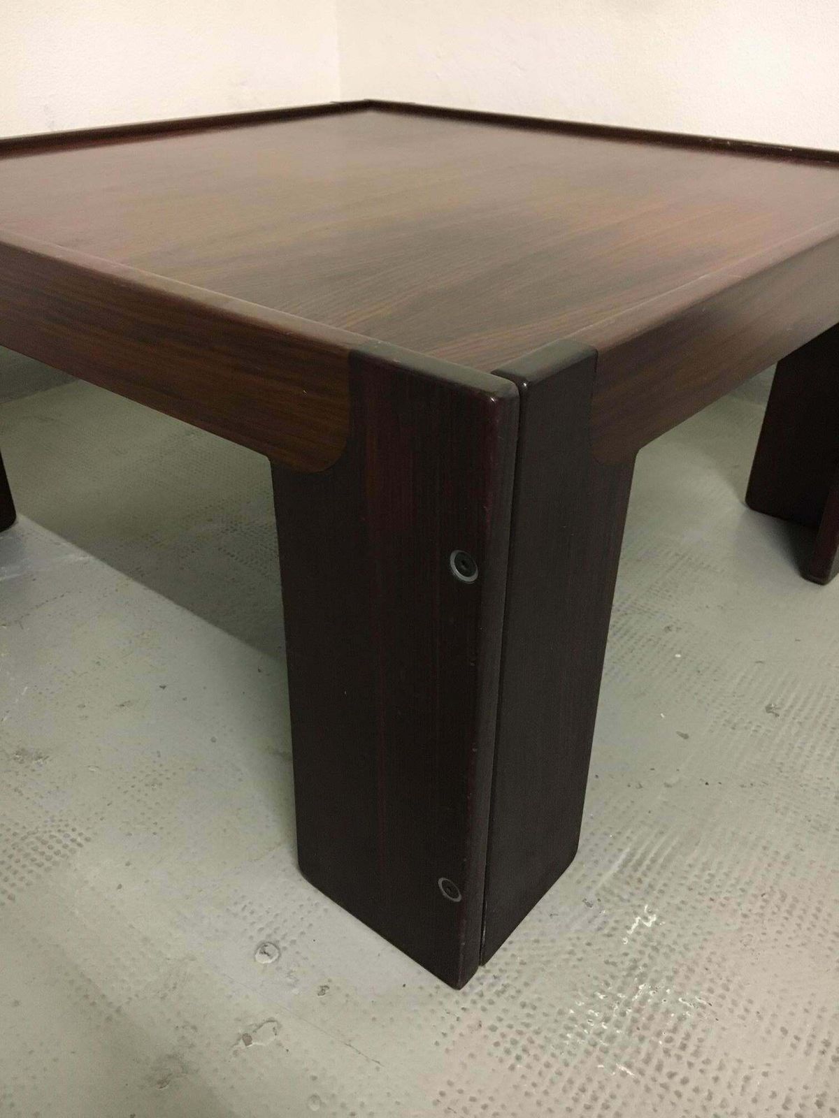 Afra & Tobia Scarpa Model 771 Rosewood Side Table Cassina, Italy, Ca. 1965 photo furniture