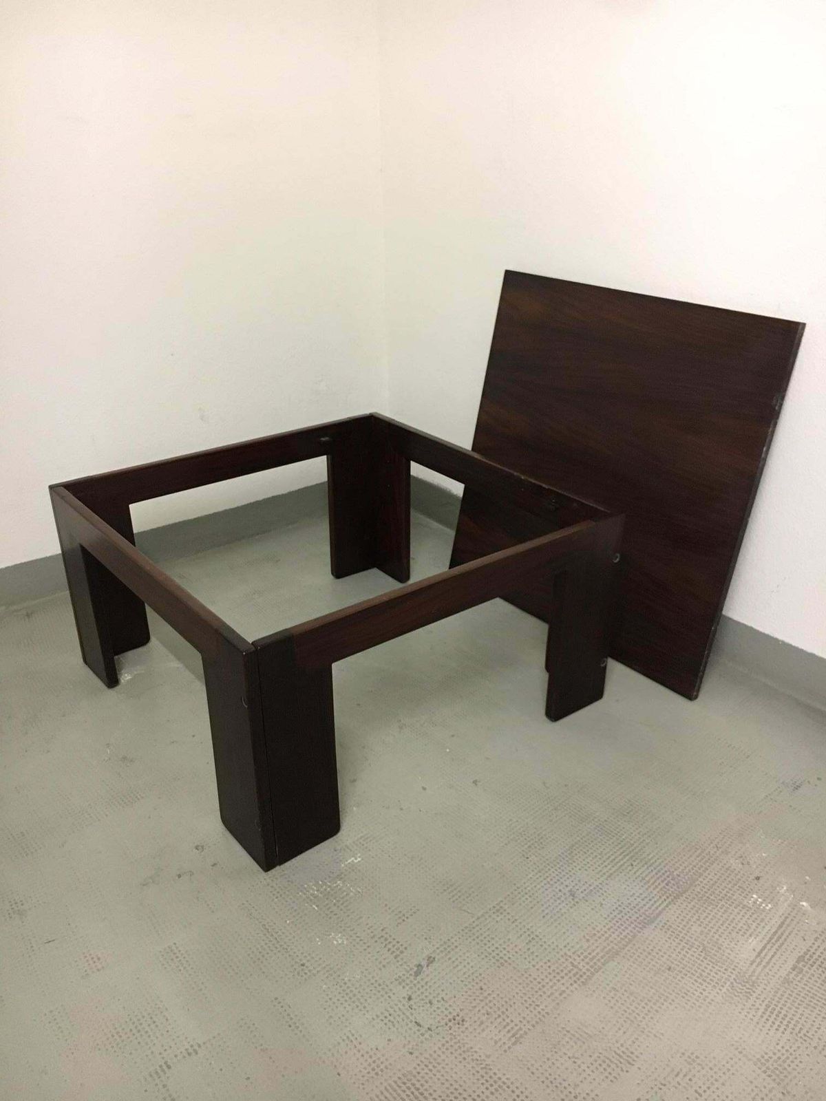 Afra & Tobia Scarpa Model 771 Rosewood Side Table Cassina, Italy, Ca. 1965 photo vinterior