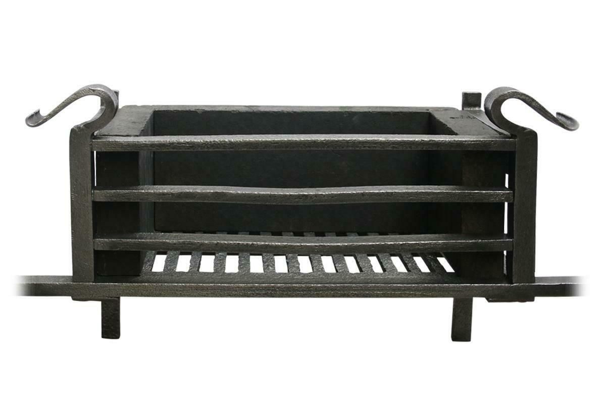 Late Victorian Wrought Iron Arts & Crafts Fire Basket photo for sale