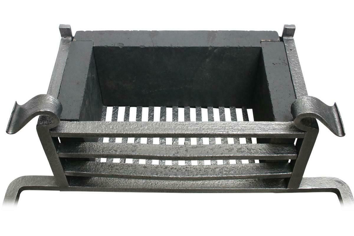 Late Victorian Wrought Iron Arts & Crafts Fire Basket photo Home Fixtures