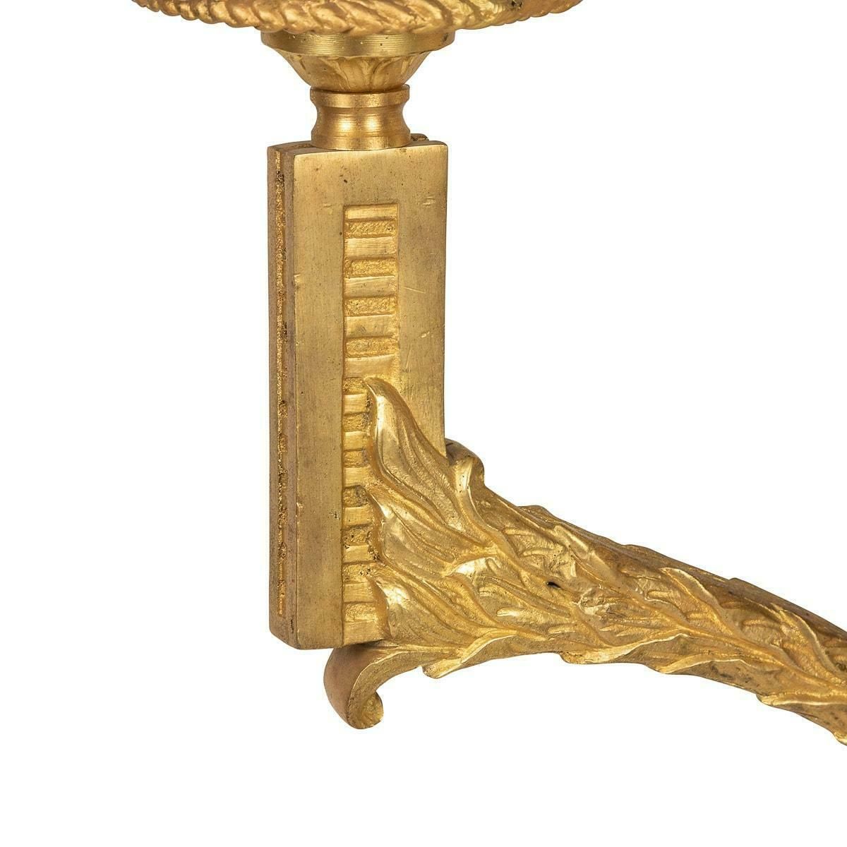 19th Century Set Of Four French Louis XVI Style Ormolu Gilt D'appliques, C.1870 photo vintage