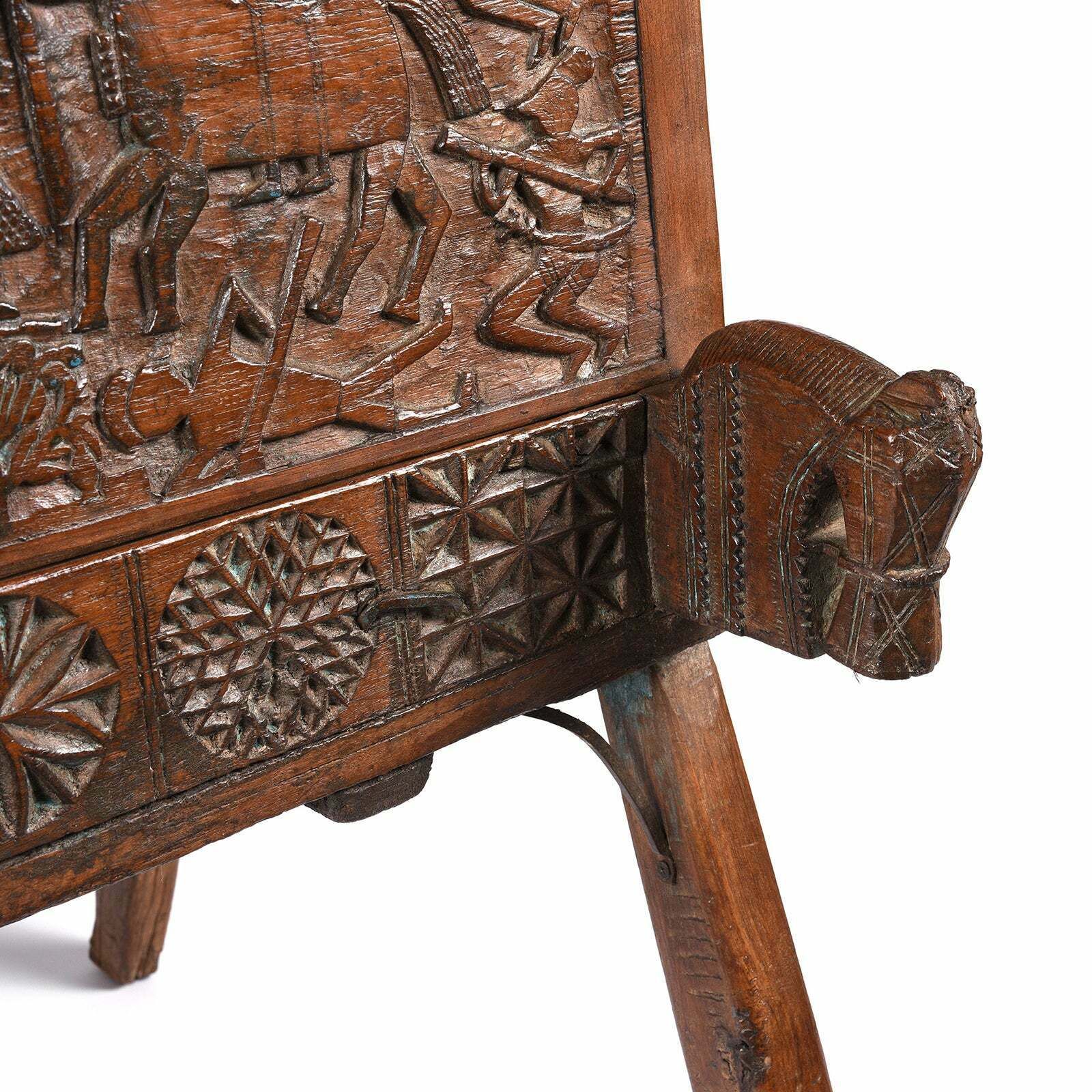 Antique Indian Majus Dowry Chest From Saurashtra, 19th Century photo buy