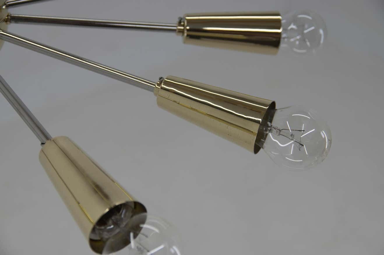 Space Age Sputnik Chandelier In Perfect Condition, Czechoslovakia, 1960s photo buy