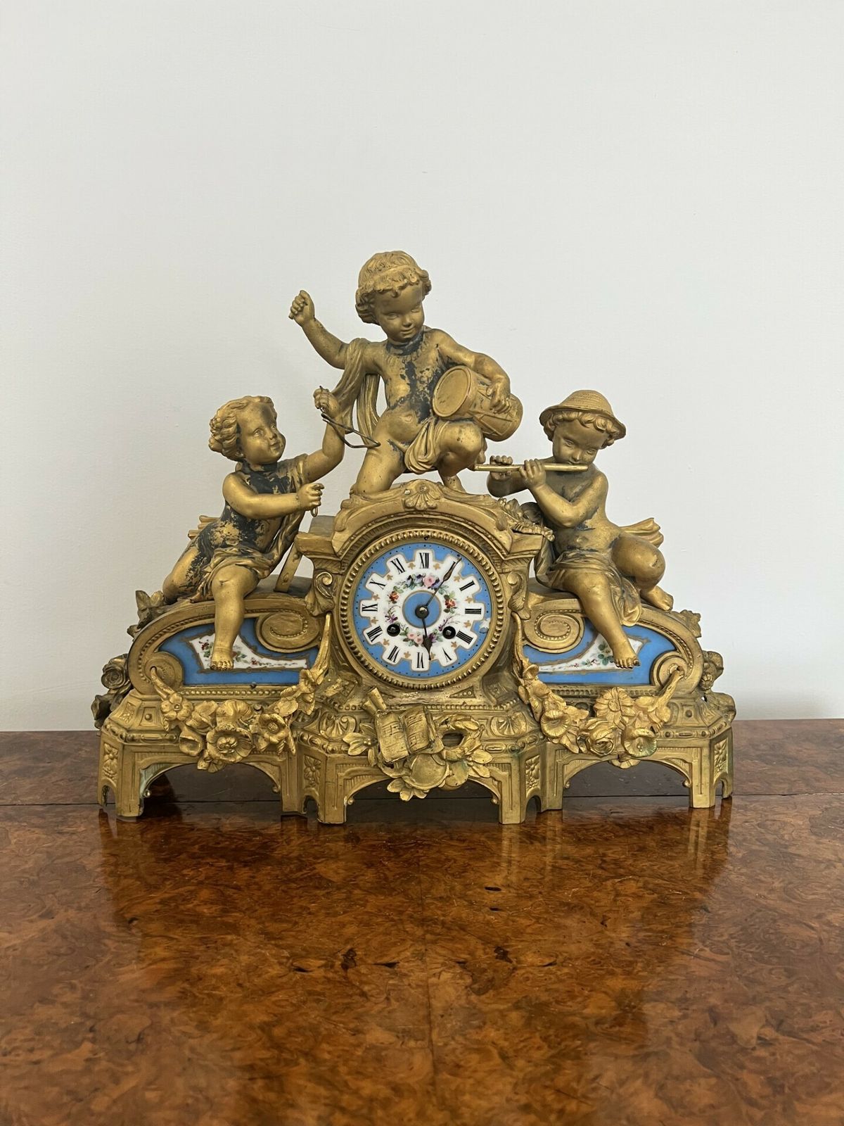Quality Victorian Phillipe H. Mourey French Mantle Clock photo for sale