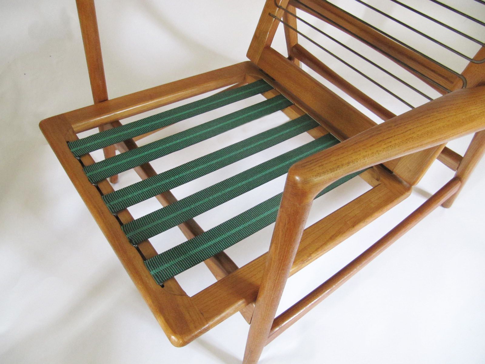 photo vinterior Danish Mid Century Design Classic Reclining Armchair Set Ib Kofod Larsen For Selig