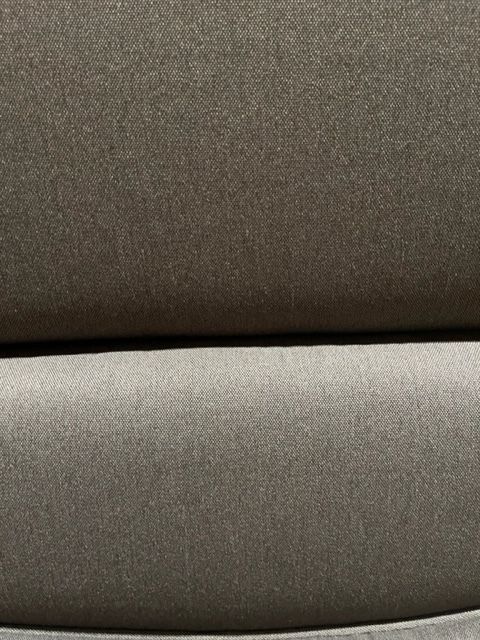 Armchair + Matching Footstool Pair, Generous Size, Custom Made, Taupe Upholstery photo vinterior