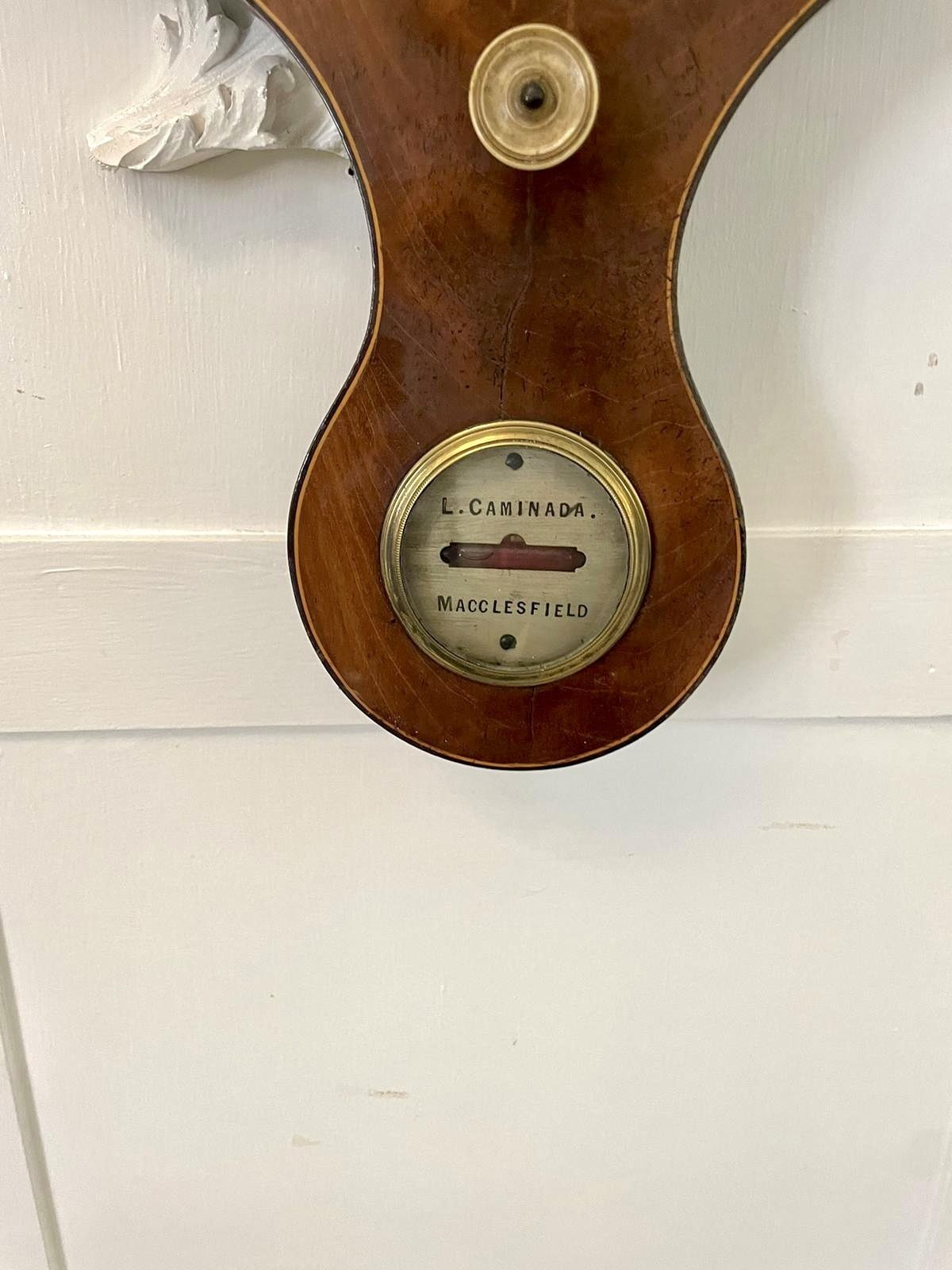 Antique 19th Century Rosewood Banjo Barometer photo furniture