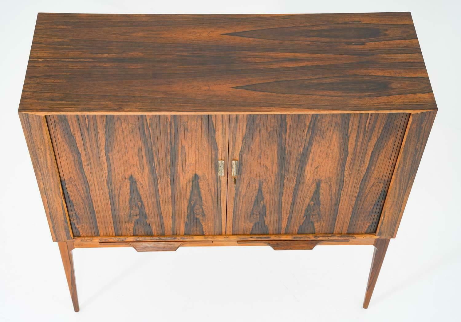 Danish Mid Century Bar Cabinet In Rosewood By Kurt østervig photo Furniture