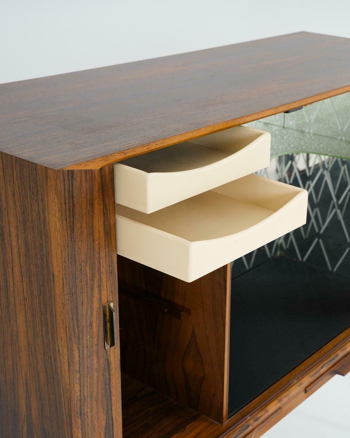 photo for sale Danish Mid Century Bar Cabinet In Rosewood By Kurt østervig