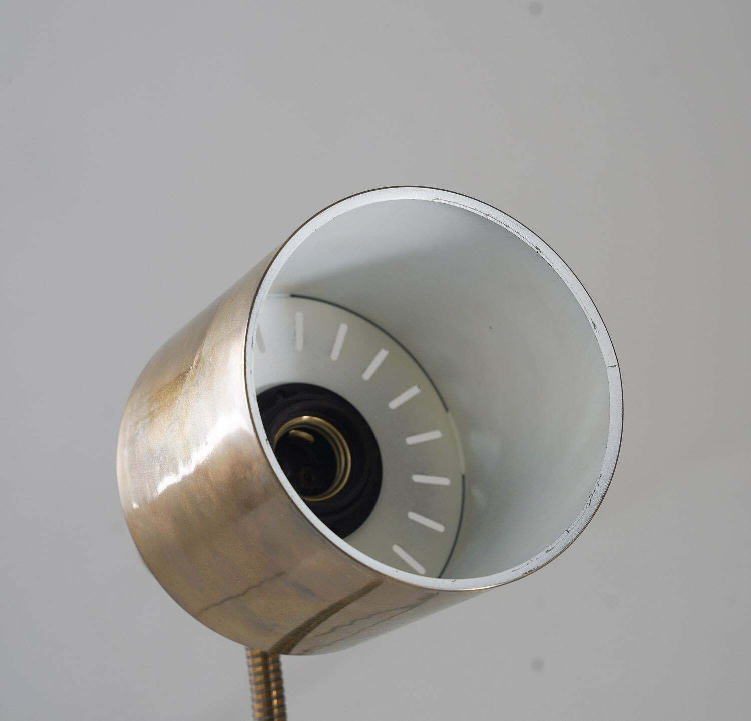 Scandinavian Midcentury Table Lamps In Brass By Konsthantverk Tyringe photo buy