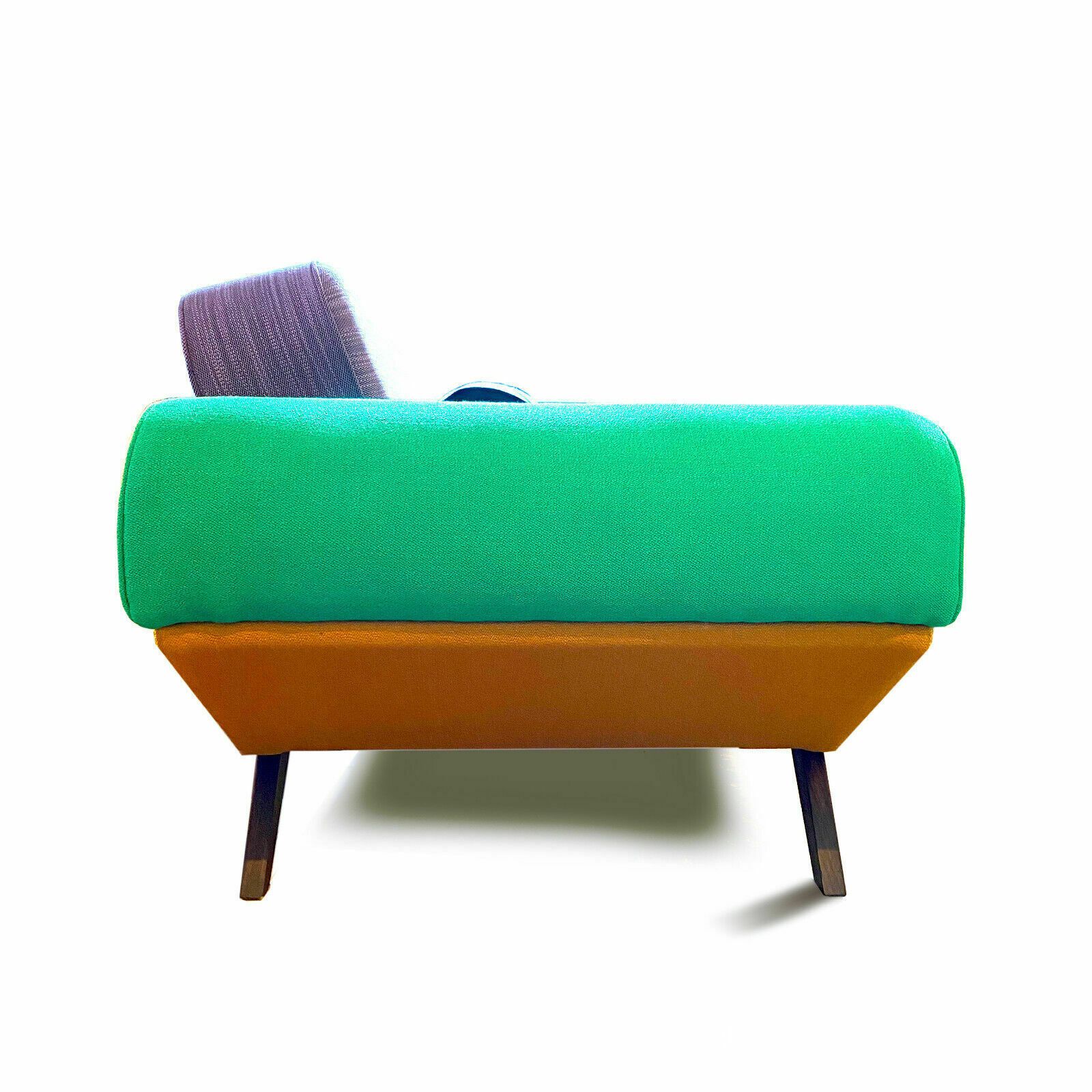 Antique Pop Memphis Art Mid Century Modern Chaise Sofa   Kvadrat Raf Simons photo vintage