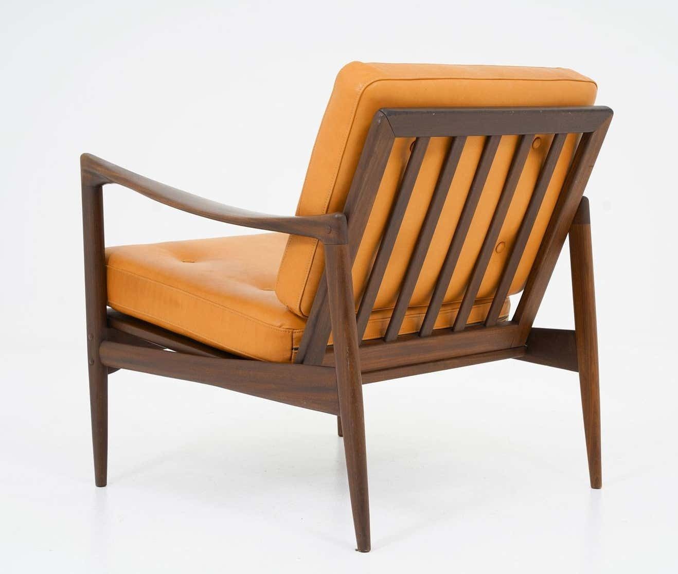Midcentury Scandinavian Lounge Chairs "Kandidaten" By Ib Kofod Larsen photo Furniture