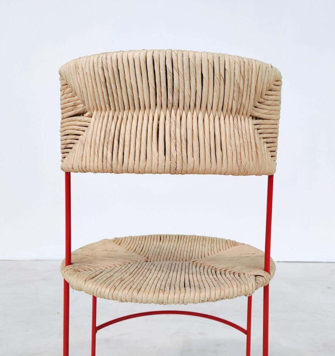 Mid Century Modern Set Of 4 Chairs By Laura De Lorenzo & Stefano Stefani photo furniture