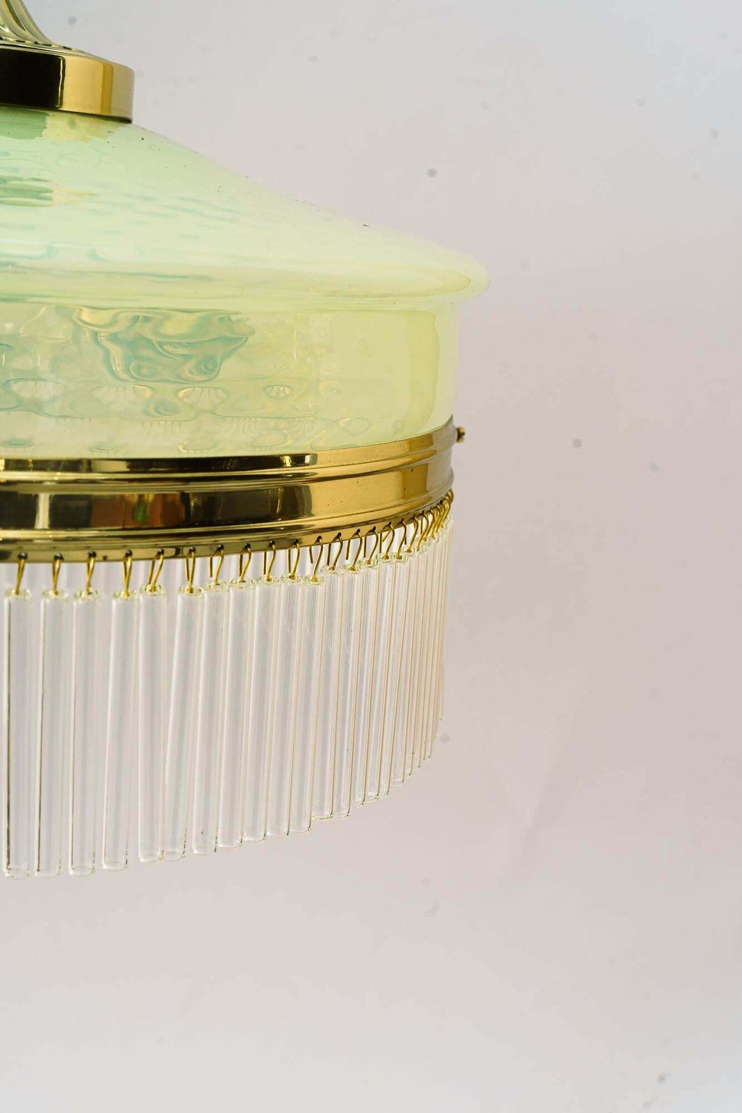 Art Deco Table Lamp With Originla Opaline Glass Shade Vienna Around 1920s photo Lighting