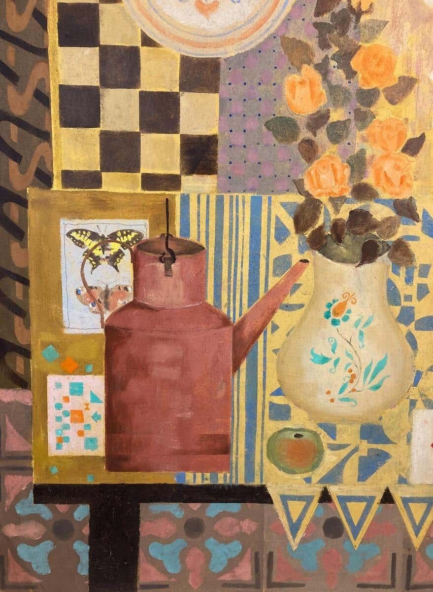 Jos Seeuws '1912 2003' Painting, Belgium, 1970s photo vinterior