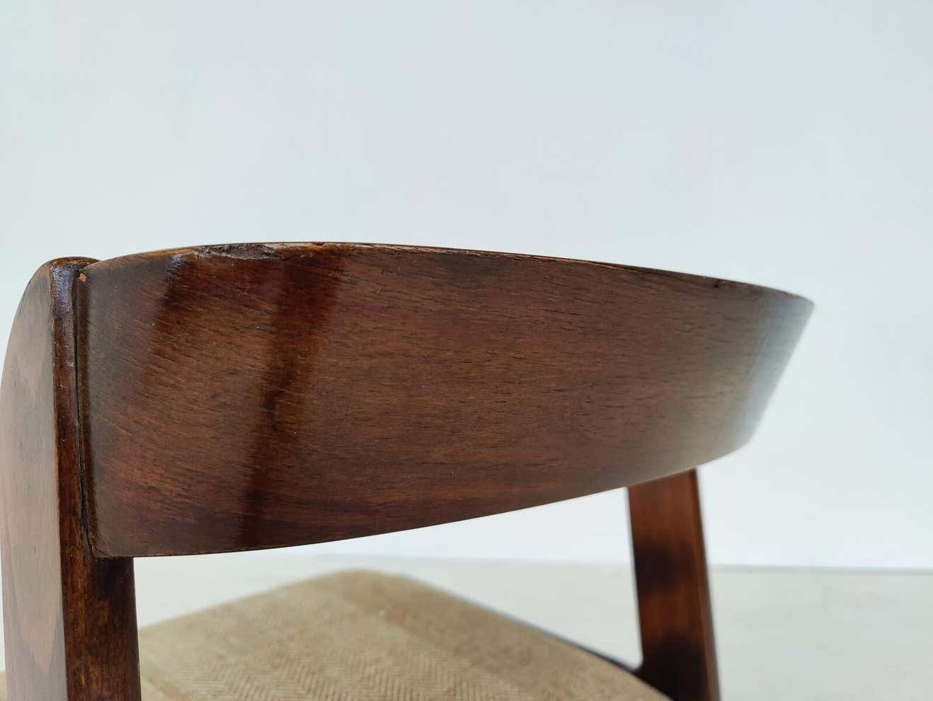 Mid Century Modern Set Of 4 Chairs By Mario Sabot, Italy, 1970s photo for sale