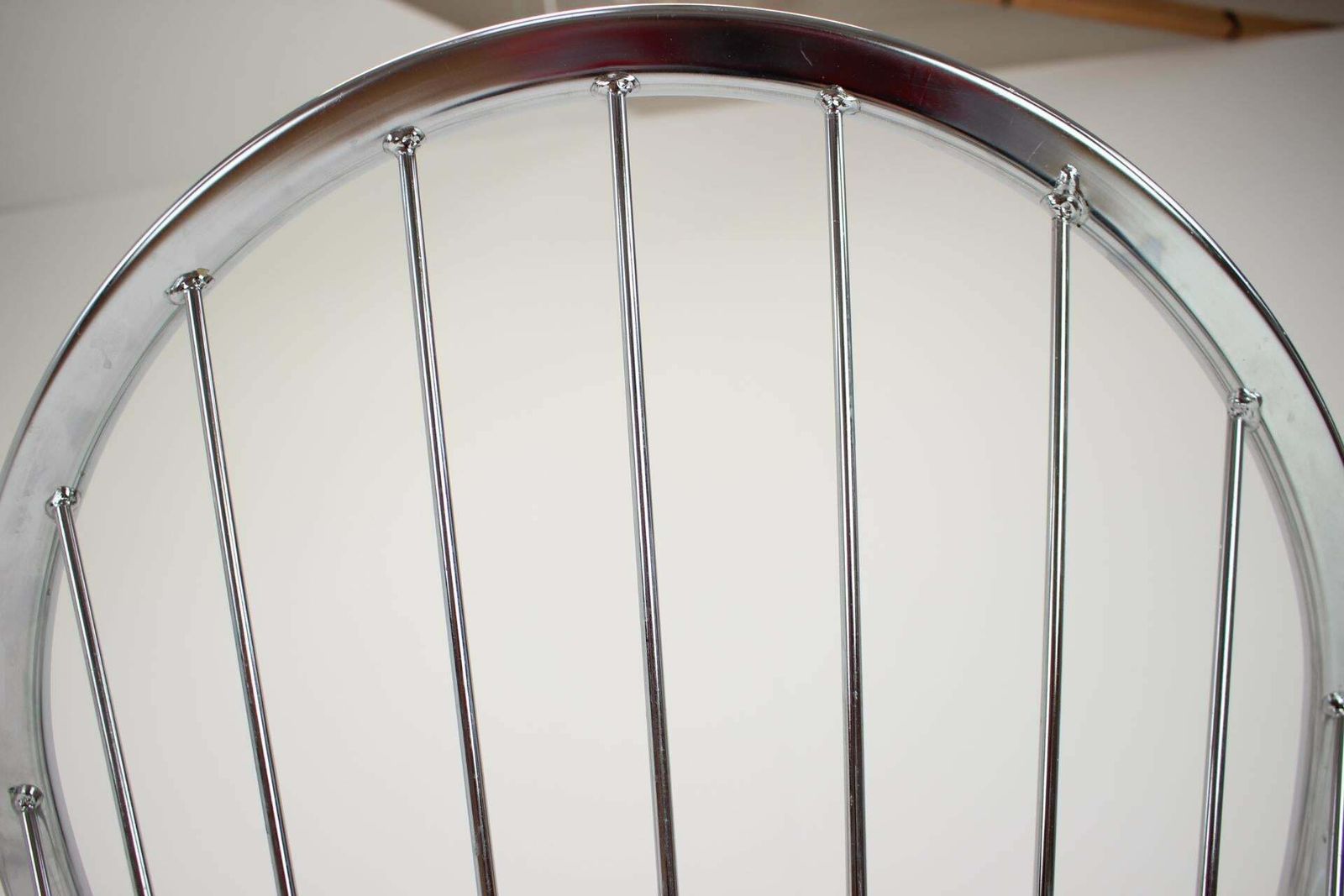 Midcentury Set Of Three Chrome Dining Chairs By Gastone Rinaldi, Italy, 1970s photo buy