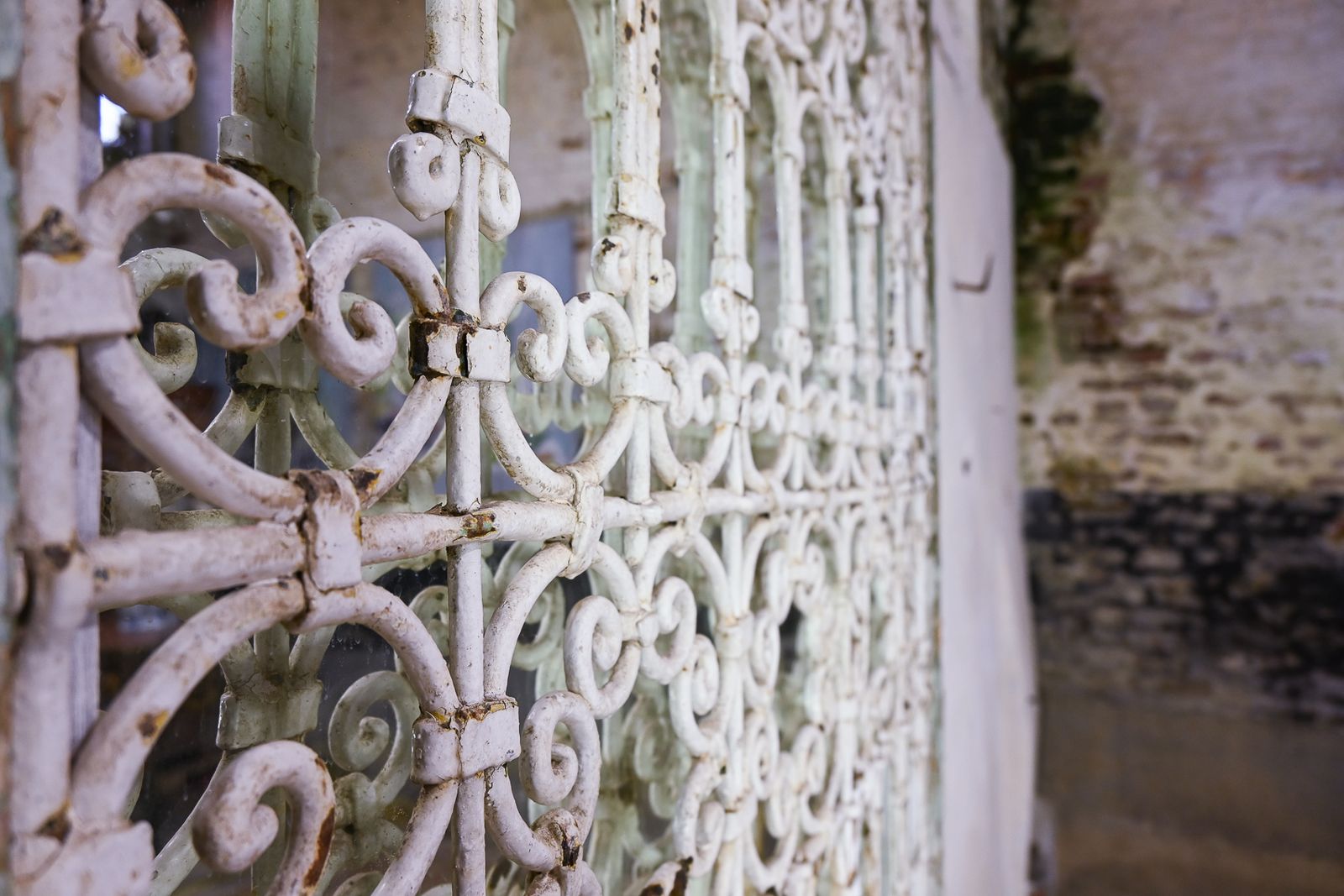 A 19th Century French Wrought Iron Mirror   Garden photo 1700.0