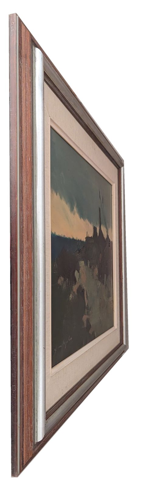 20th Century Swedish Artist ‘Fishing Village At Dusk’ photo furniture