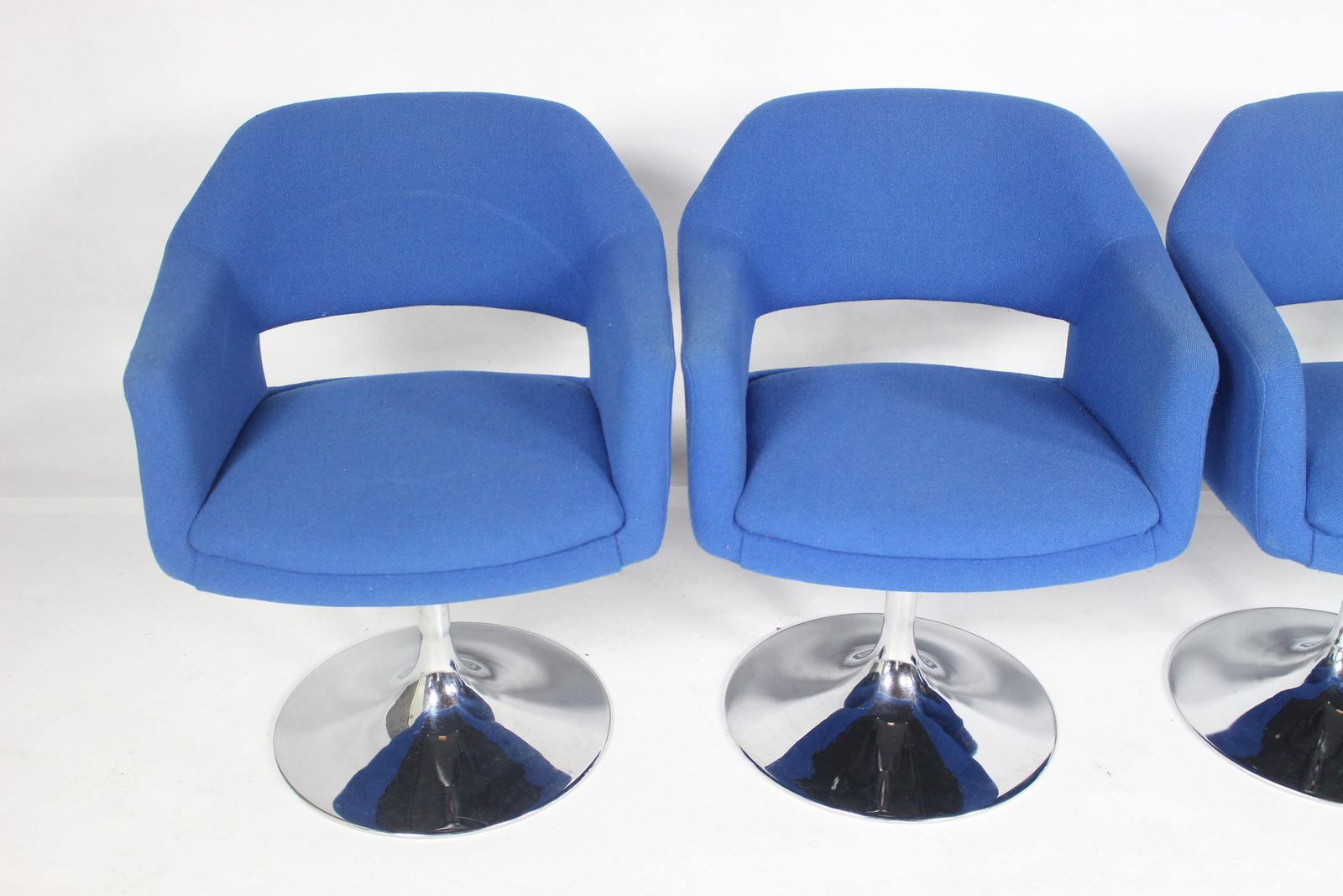 Set Of 5 Retro Scandinavian Swivel Chairs From Johanson Design photo furniture