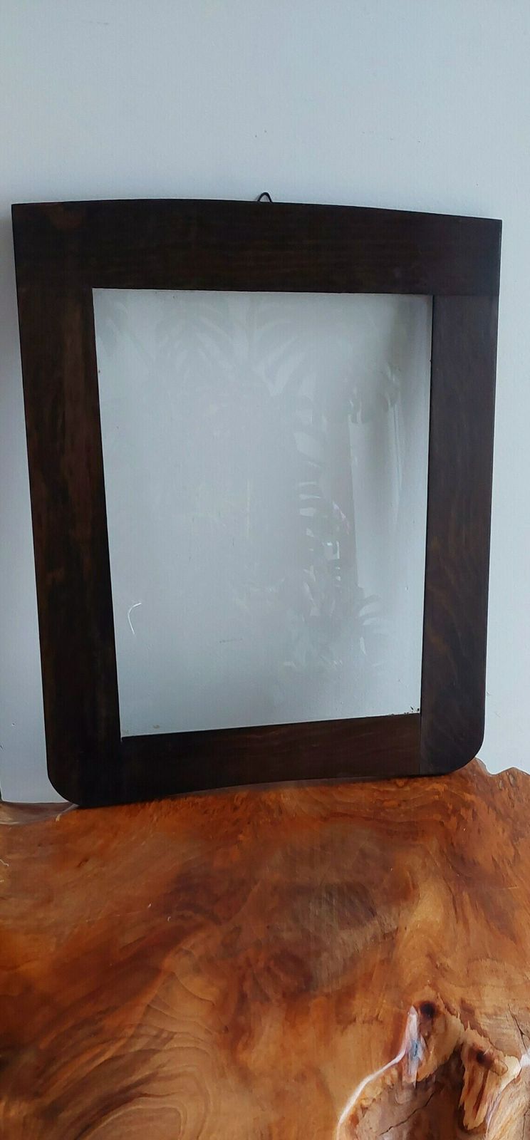 Antique Wooden Frame / Antique Photo Frame / Wooden Handmade Frame With Glass / Wooden Photo Frame / Home Decor / Unique Decor / 1950's photo furniture