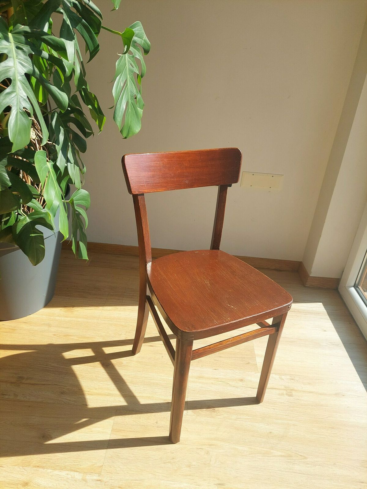 Vintage Wooden Dining Chair / Rustic Dining Chair / Cottage Dining Chair /Farmhouse Dining Chair / Farmhouse Style/ Shabby Chic / 1960's photo furniture